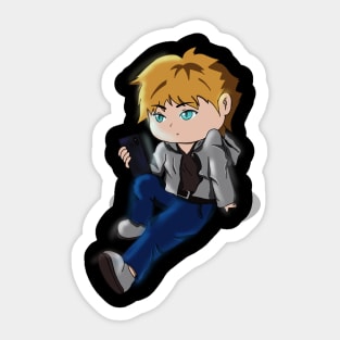 Cool Webtoon Reader Sticker